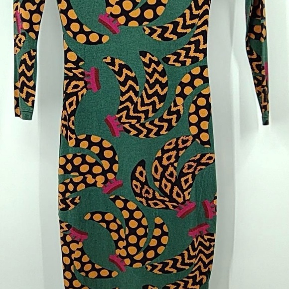 Farm Rio Teal Banana Dress XS NWOT - Picture 2 of 4